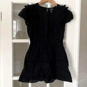 Adorable Aqua kids medium black on trend dress.